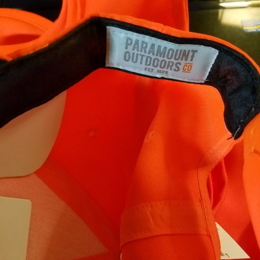 Cap & Vest Safety Color Orange OSFA Set Hunting